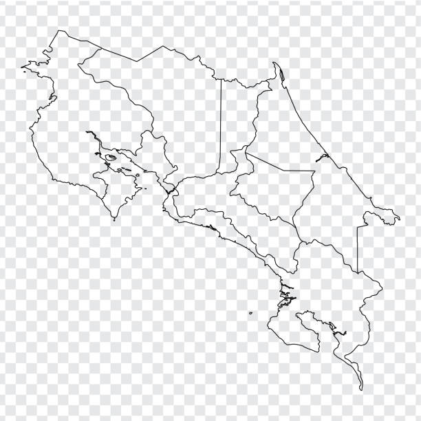 Blank Map Costa Rica High Quality Map Of Costa Rica With Provinces On Blank Map Costa Rica High Quality Map Of Costa Rica With Provinces On Transparent Background 