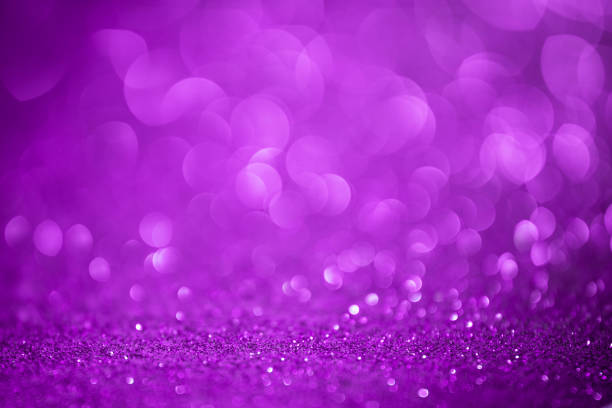 istock Lilac glitter christmas abstract background 1157512074