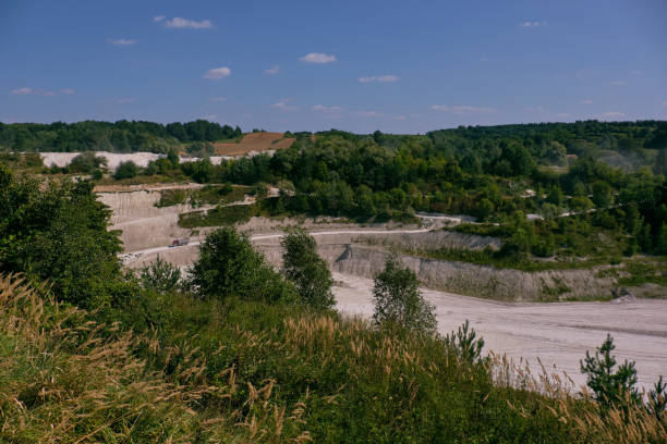 Chalk mine nearby Mielnik