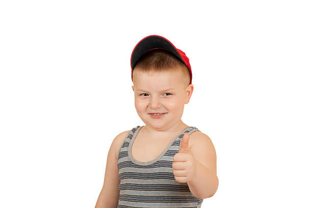 istock the little boy stretched out his hand with 115751932