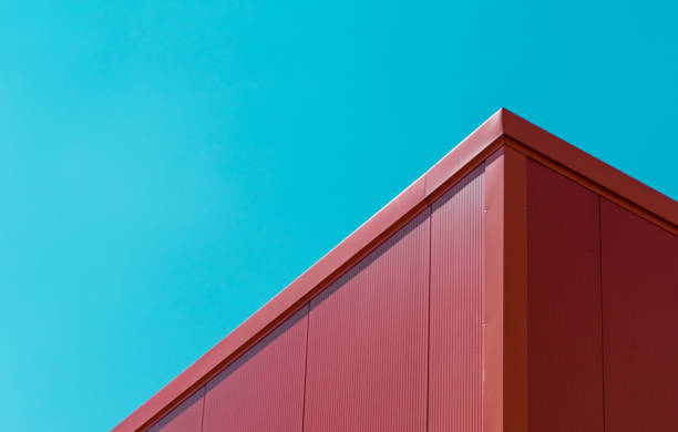 istock Low Angle View Of Wall Against Clear Blue Sky 1157523221