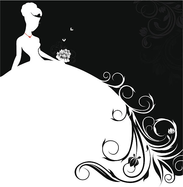 beautiful bride banner Beautiful bride banner. prom queen stock illustrations