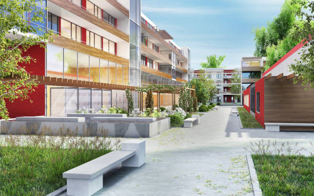 istock Architecture of a modern building 1157525828
