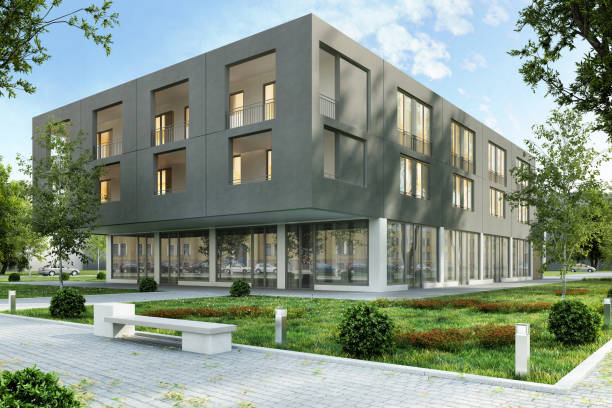istock Architecture of a modern building 1157525883