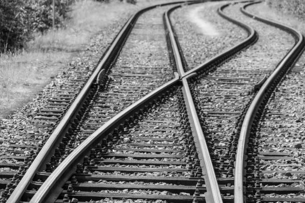 istock High Angle View Of Railroad Tracks 1157525919