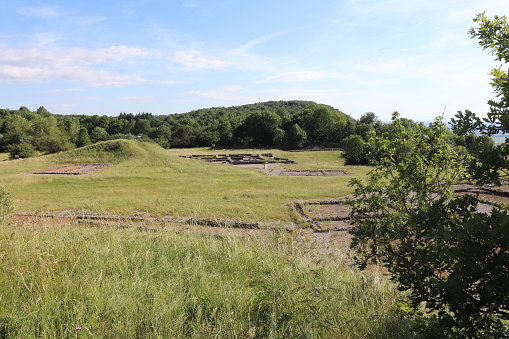 Archaeological site of Larina and its Roman vestiges - Commune of Hières sur Amby - Department of Isère - France - June 2019