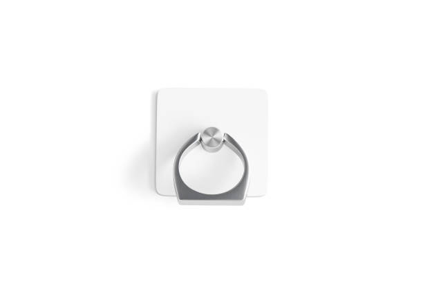 istock Blank phone finger grip lying mock up for smartphone, isolated 1157530716