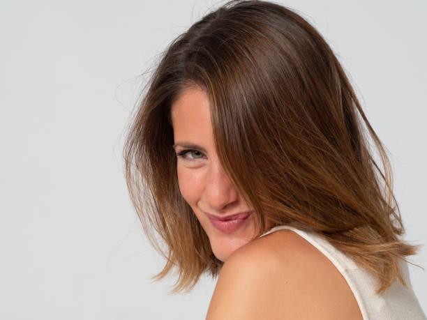 istock plays in a photographic studio with white background. 1157530767