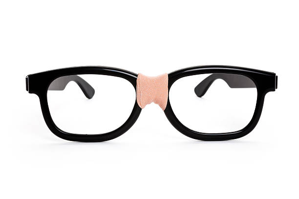 черный nerd glasses - nerd glasses стоковые фото и изображения