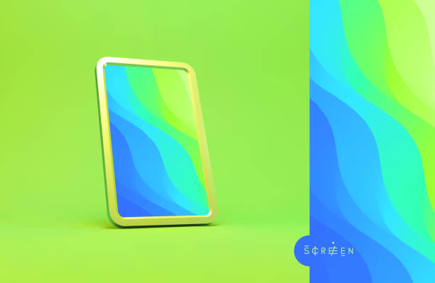 istock Abstract background with trendy gradients. Vector illustration for mobile phone cover and screen. 1157545503