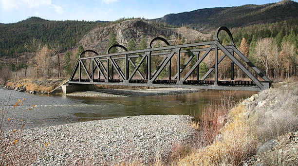 istock Abandoned Kettle Valley Railway Bridge over Nicola River, B.C. 115755058
