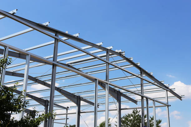 istock Commercial building, trade hall under construction 1157551330