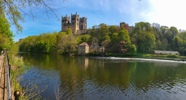 istock Durham Cathedral and River Wear in Spring in Durham, England 1157559674