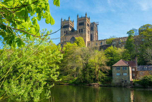 istock Durham Cathedral and River Wear in Spring in Durham, England 1157559713