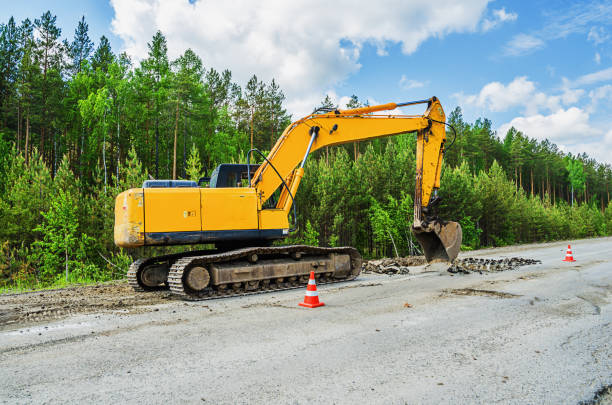 istock Repair work on the highway 1157561355
