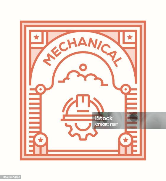 Concetto Di Icona Meccanica - Immagini vettoriali stock e altre immagini di Acciaio - Acciaio, Affari, Ambiente