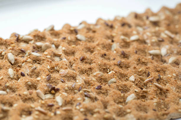 istock Whole Grain crackers close-up , healthy food diet 1157563324