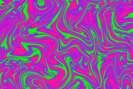 Marble Wave Colorful Neon Proton Purple UGO Green Plastic Pink Marbled Texture Bright Background Vibrant Trendy Colors Abstract Ombre Gradient Ebru Pattern Fractal Fine Art Computer Graphic