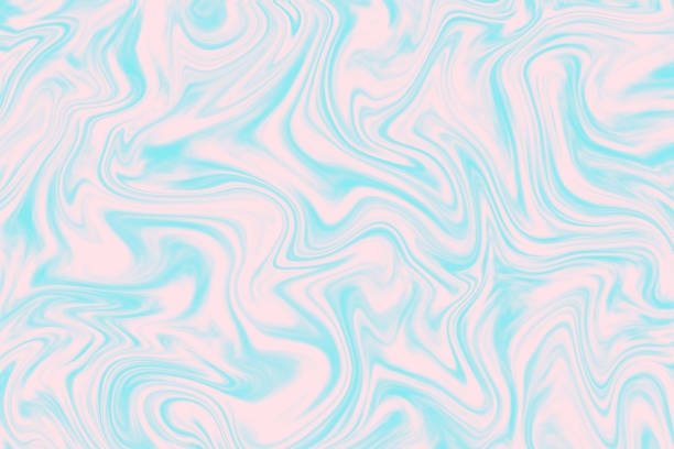marmur pastelowy niebieski różowy tysiąclecia ombre wave wzór tło - psychedelic smoke colors green zdjęcia i obrazy z banku zdjęć