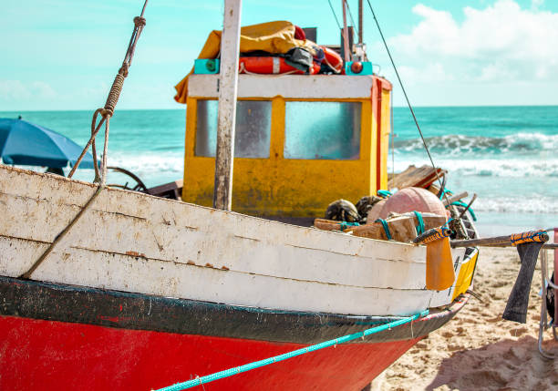 Fishing boat at the beach