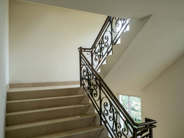 istock The Marble staircase with stairs in luxury hall 1157572096