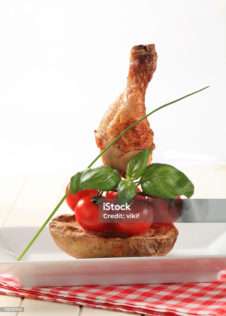 Kurczaka na ostro drumstick - Zbiór zdjęć royalty-free (Aranżacja)
