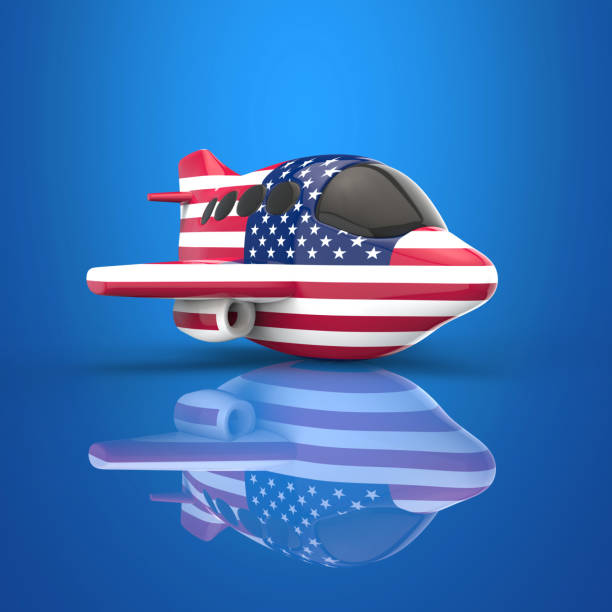 istock Plane and transport concept - 3D Illustration 1157583337