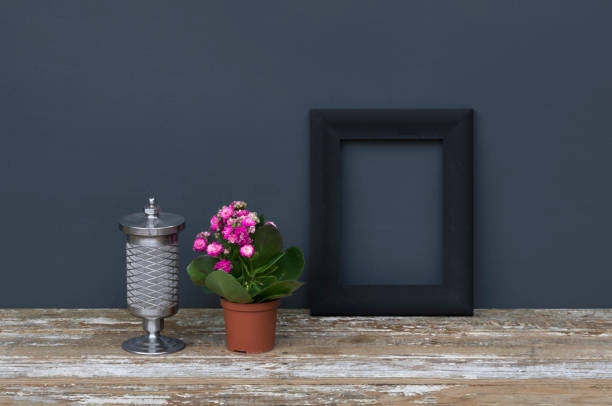 silver ceremonial urn funeral ashes