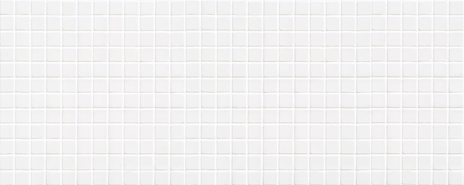 white ceramic tile with many little squares in wide screen form