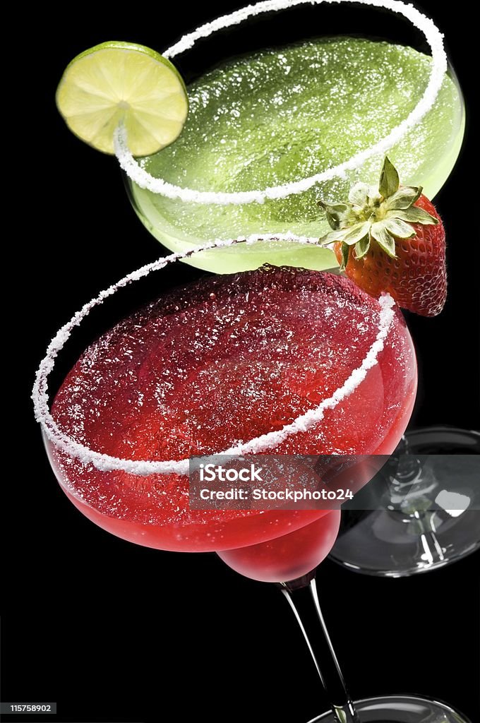 Verde e rosso Margarita - Foto stock royalty-free di Agrume