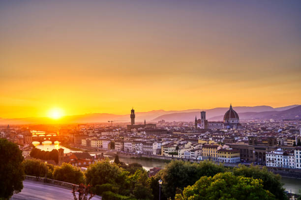 istock Sunset over Florence, Italy 1157593935