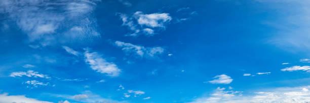 istock Panorama sky with cloud on a sunny day. 1157594831