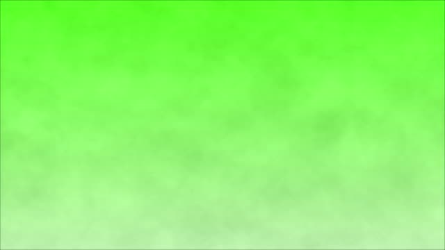 Smoke on a green screen background, chroma key
