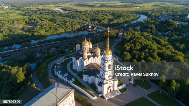 Assumption Cathedral With Bell Tower Stock Photo - Download Image Now - Vladimir - Russia, City, Russia