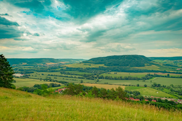 istock View to Kunitzburg on the mountain in Jena 1157597461