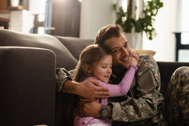 istock I've missed you very much, dad! 1157598690