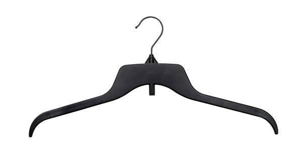 istock Black hanger for clothes hanging isolated on white background with clipping path 1157598742
