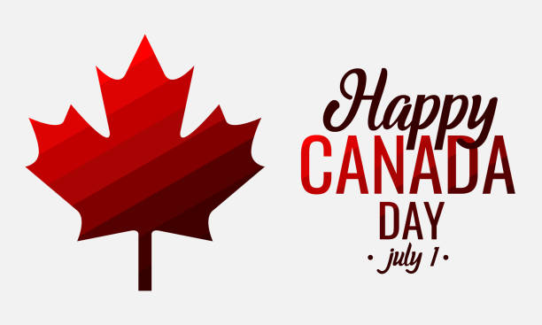 ilustraciones, imágenes clip art, dibujos animados e iconos de stock de día de canadá - flag canadian flag patriotism national flag