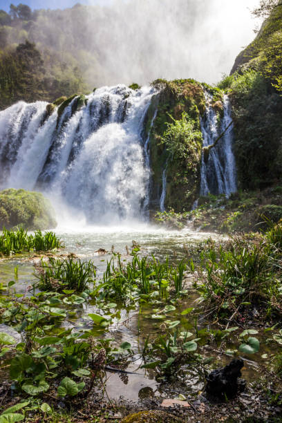 istock Marmore waterfalls in Italy 1157606216