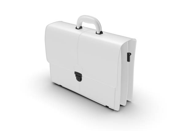 istock Business Bag isolated on White 3D Rendering 1157606323