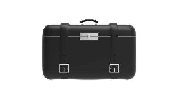 istock Travel Suitcase isolated on White 3D Rendering 1157606386