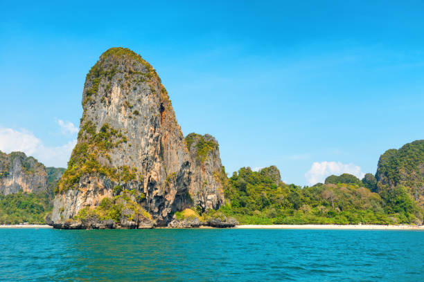 istock Sea landscape with tropical rock islands 1157612900