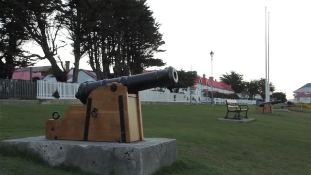 Old Cannon In Port Stanley, Falkland Islands (Islas Malvinas).