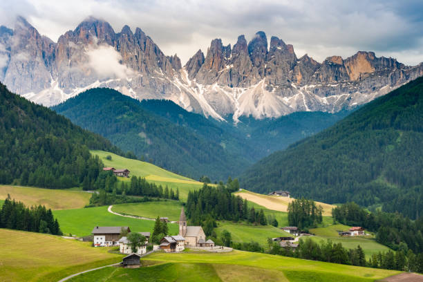 istock Santa Maddalena village, Dolomites 1157618755