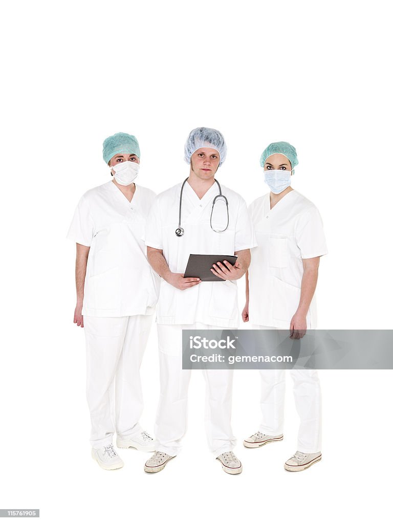 Médico e enfermeiros - Foto de stock de Acidentes e desastres royalty-free
