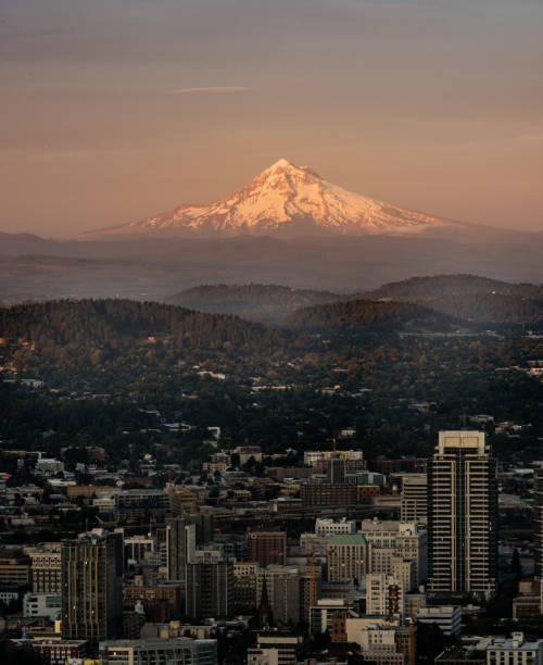 istock Portland and Mount Hood 1157628572