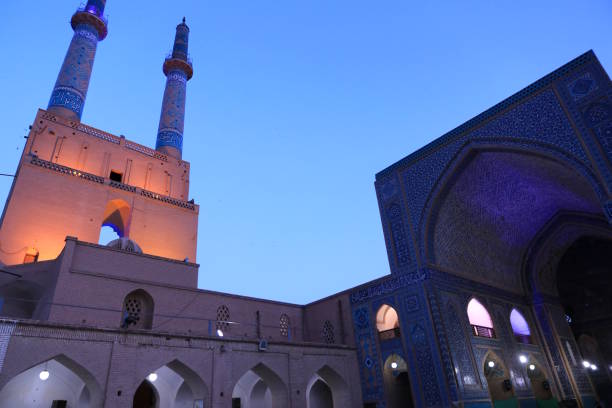 istock Jame (or Friday) Mosque at night, Yazd, Iran 1157632802