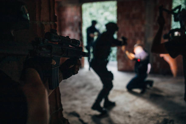 istock Police Arresting Gangster 1157633103