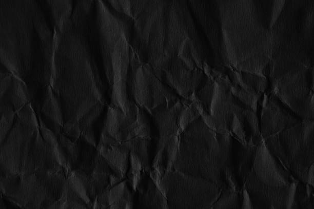 istock Dark black blank paper backgrounds creased crumpled surface old torn ripped posters grunge textures placard stock photo 1157633271
