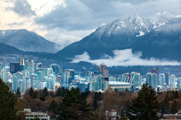 istock Vancouver downtown view from Queen Elizabeth Park at winter 1157634916